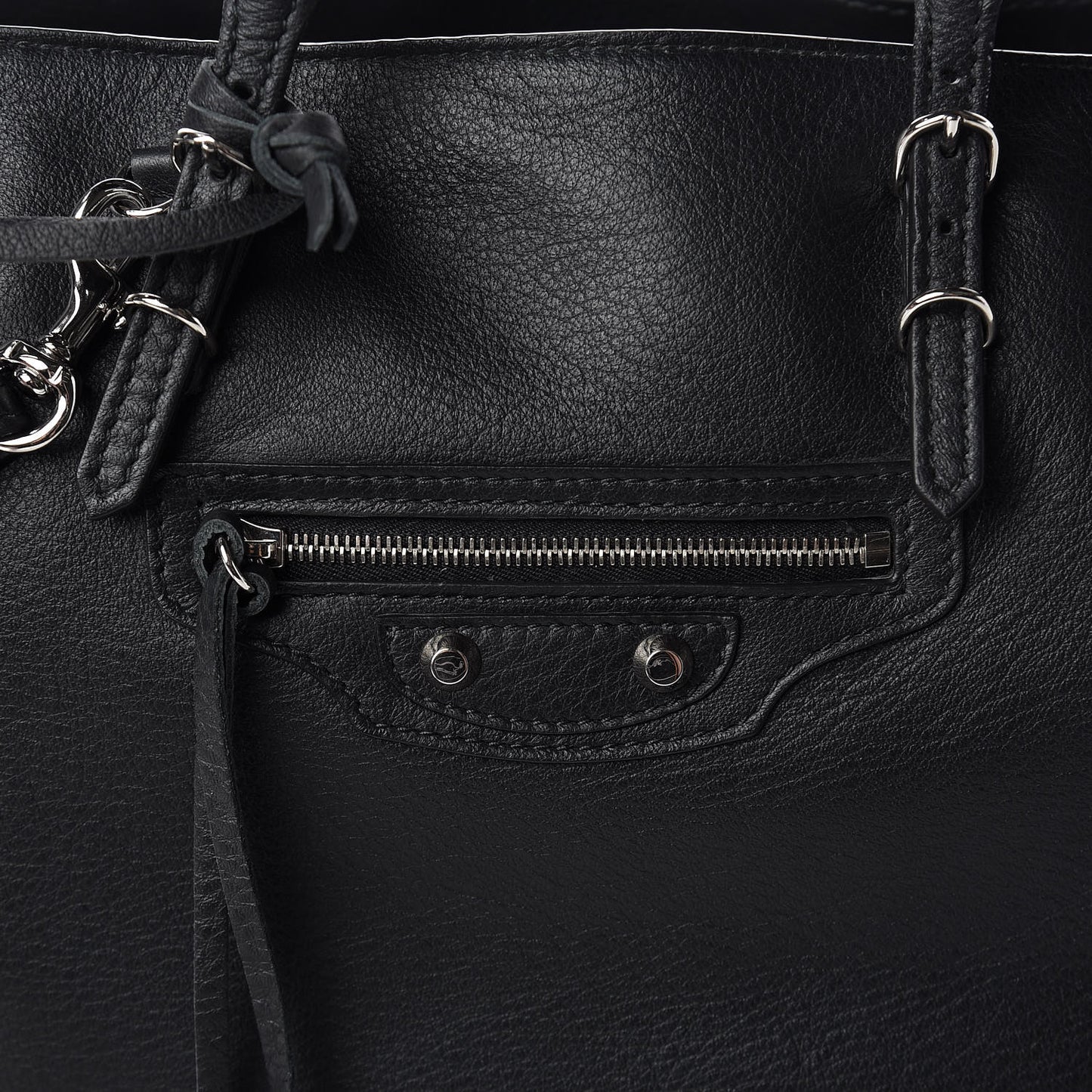 Veau Papier B4 Zip Around Tote Black