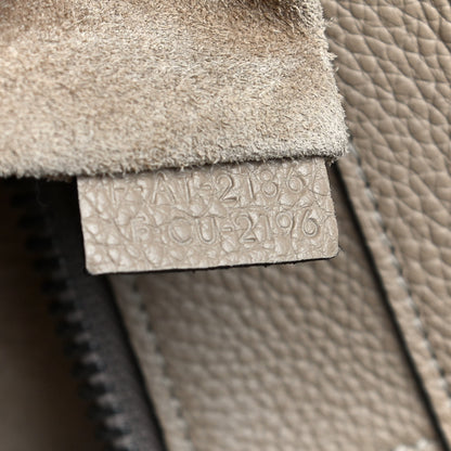 Celine Drummed Calfskin Mini Luggage Dune 7 of 11