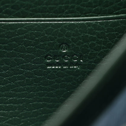 Gucci Calfskin Garden Dionysus Chain Wallet Emerald 7 of 10