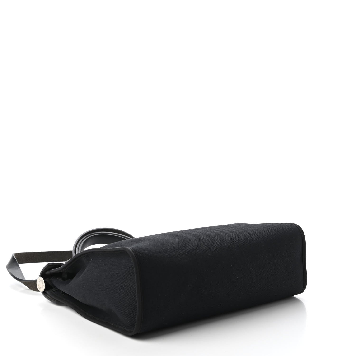 Hermes Military Toile Vache Hunter Herbag Zip PM 31 Black 4 of 9