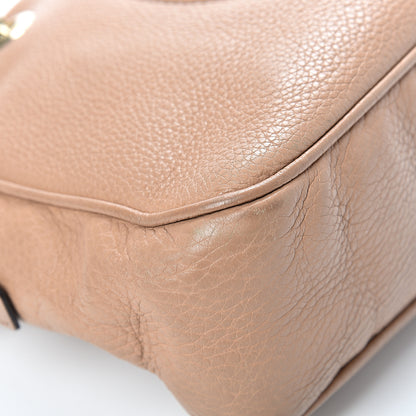 Gucci Pebbled Calfskin Small Soho Bowler Camelia 8 of 12