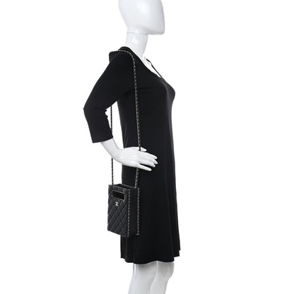 Chanel Caviar Quilted Evening Box Bag Black 2 of 11