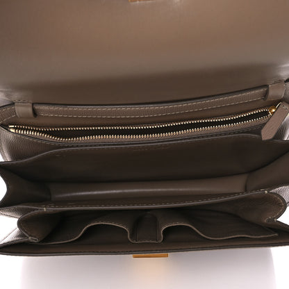Celine Liege Calfskin Medium Classic Box Flap Bag Taupe 7 of 12