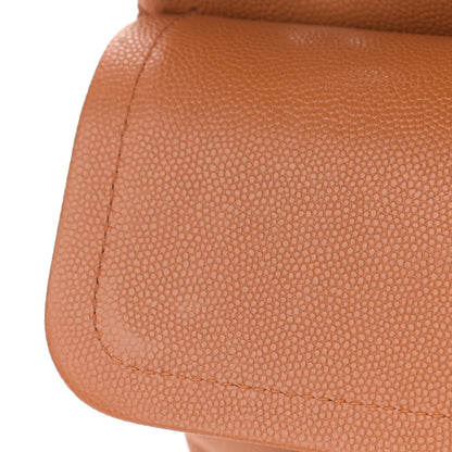 Chanel Caviar Quilted Medium Double Flap Light Brown 11 of 13