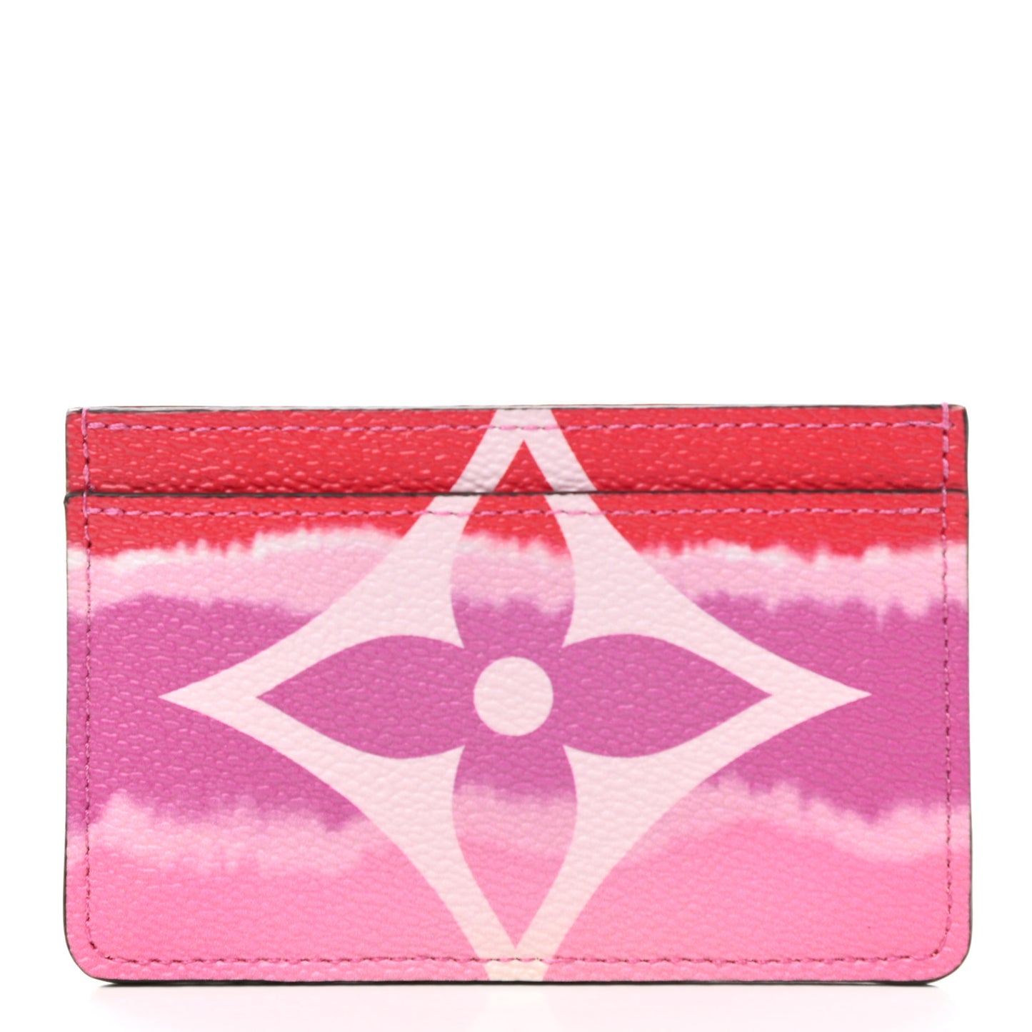 Monogram Escale Card Holder Rouge