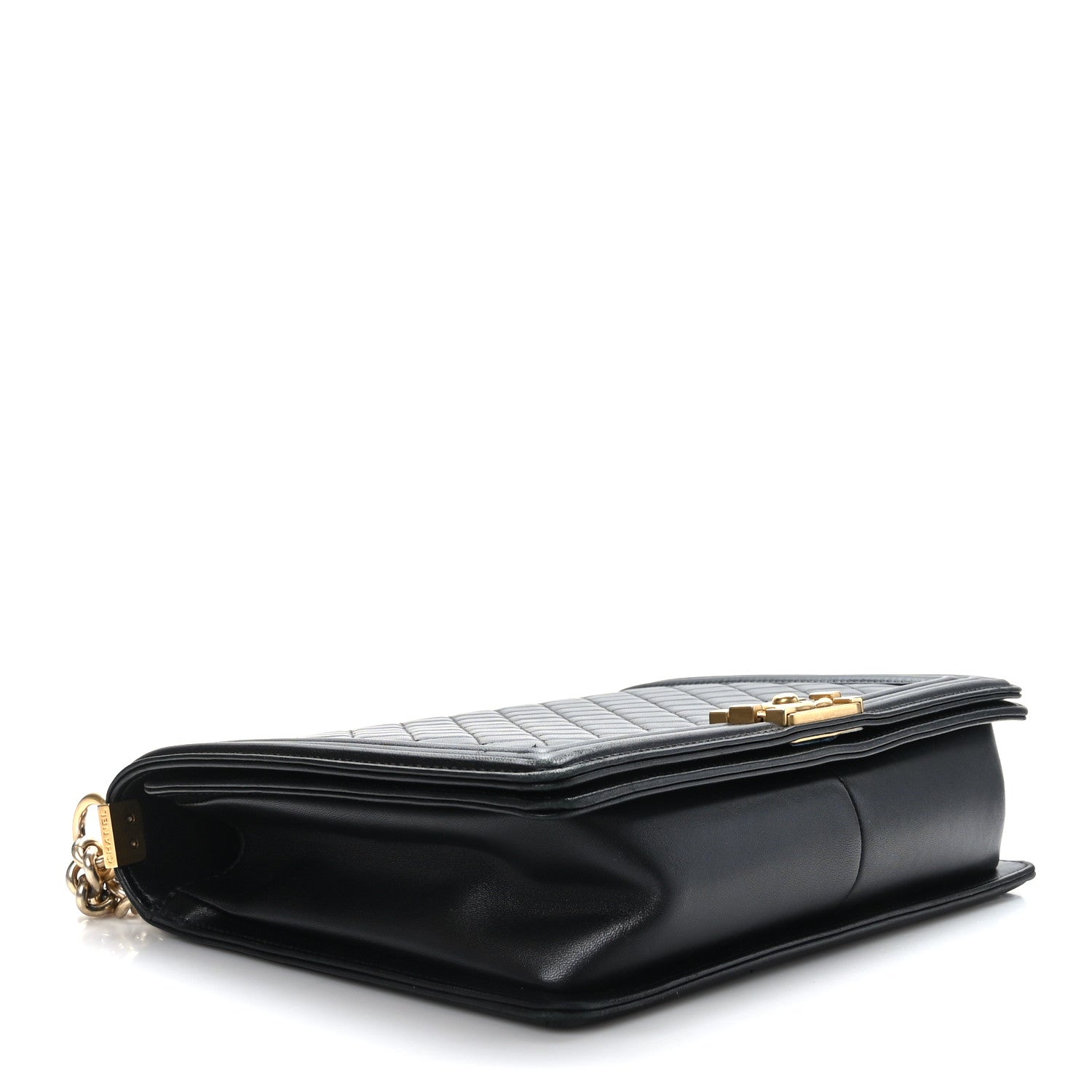 Chanel Lambskin Quilted Large Boy Flap Black 5 of 11