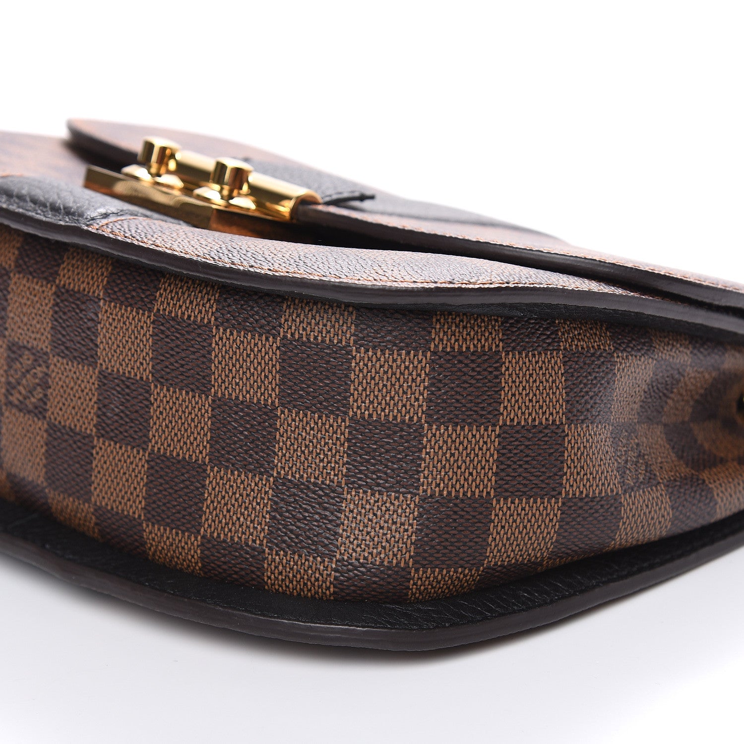 Louis Vuitton Damier Ebene Cuir Taurillon Wight Black 9 of 10