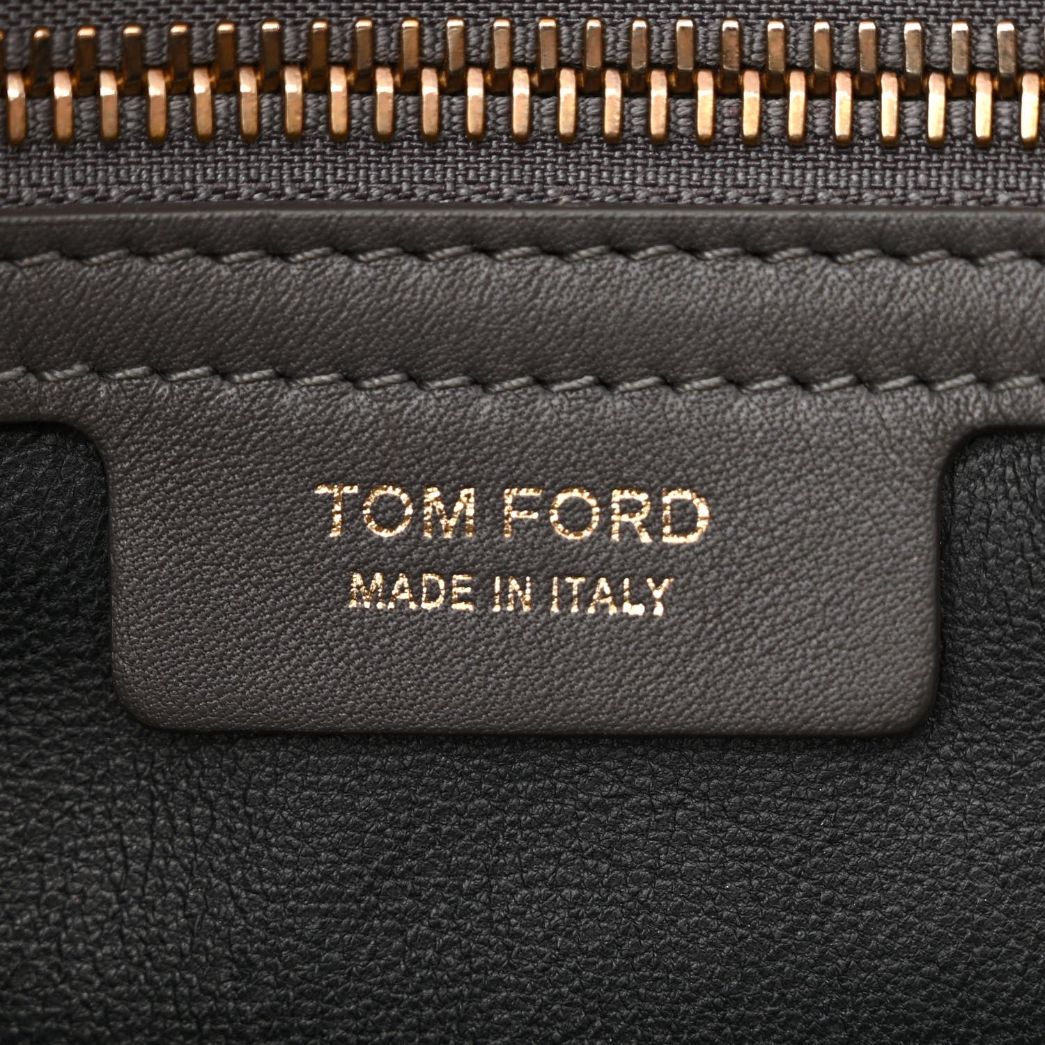 Tom Ford Calfskin Sasha Shoulder Bag Dark Grey 6 of 12