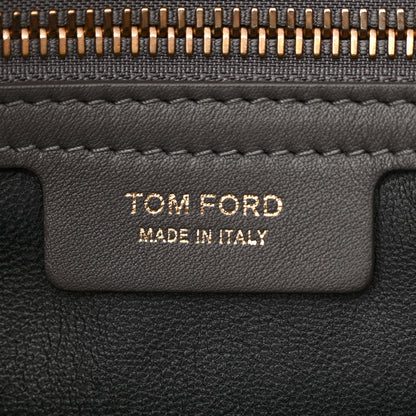 Tom Ford Calfskin Sasha Shoulder Bag Dark Grey 6 of 12