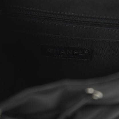 Chanel Calfskin Chevron Quilted Small Urban Spirit Backpack Black 7 of 10