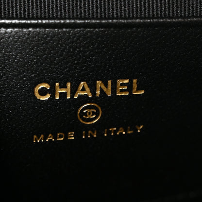 Chanel Suede Calfskin Shiny Lambskin Quilted Coco Base Hobo Clutch With Chain Khaki Black 6 of 11