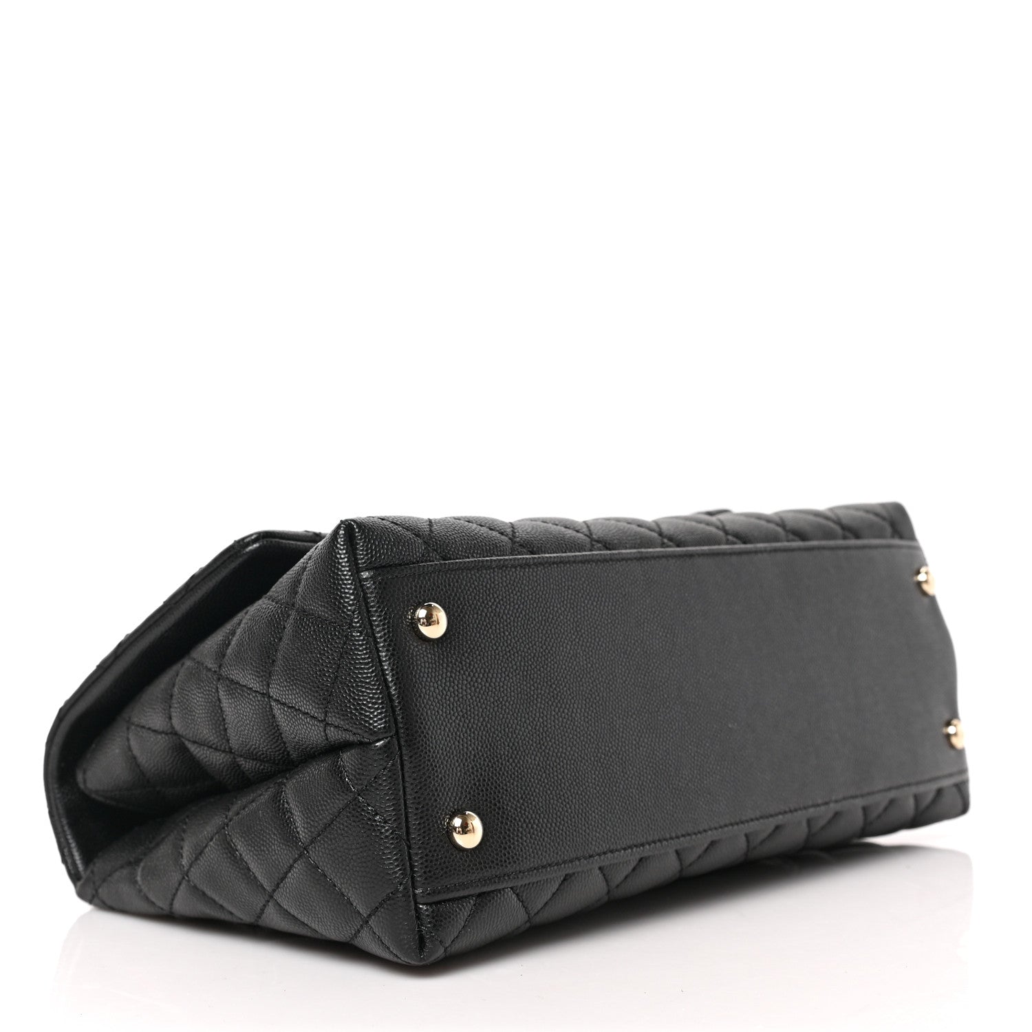 Chanel Caviar Quilted Small Coco Handle Flap Black 4 of 8