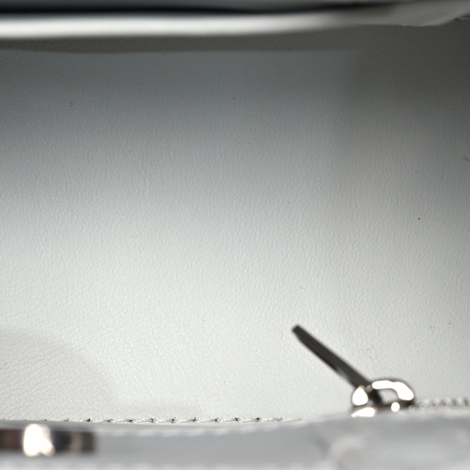 Balenciaga Shiny Calfskin Crocodile Embossed XXS Hourglass East West Tote White 5 of 10