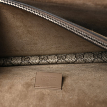 Gucci GG Supreme Monogram Small Dionysus Shoulder Bag Taupe 6 of 13