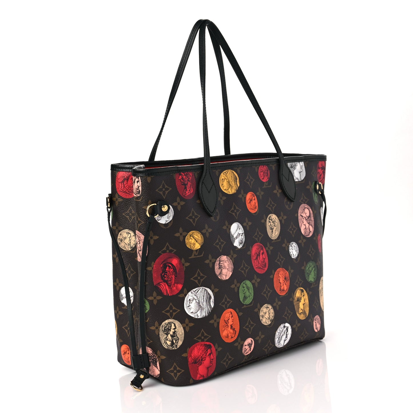 X FORNASETTI Monogram Cameo Neverfull MM