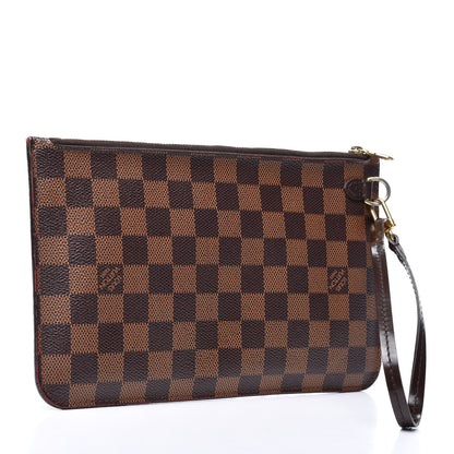 Louis Vuitton Damier Ebene Neverfull MM GM Pochette 2 of 12