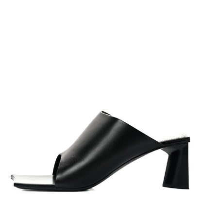 Balenciaga Smooth Calfskin Moon 60mm Sandals 41.5 Black 1 of 10