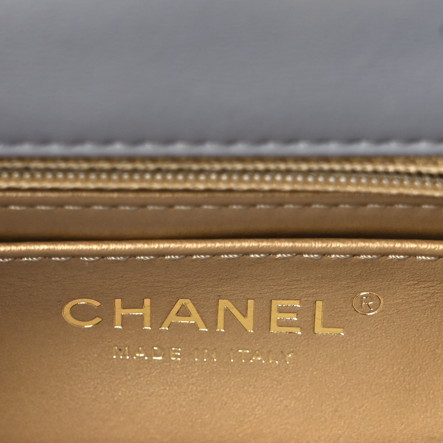 Chanel Lambskin Quilted Mini Rectangular Pearl Crush Flap Grey 6 of 10