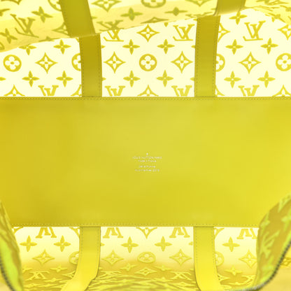 Louis Vuitton Monogram Fluo See Through Keepall Bandouliere 50 Yellow 6 of 31