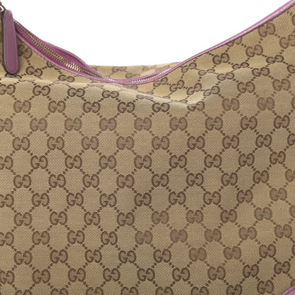 Gucci Monogram Medium Heart Bit Charm Hobo Pink 10 of 10