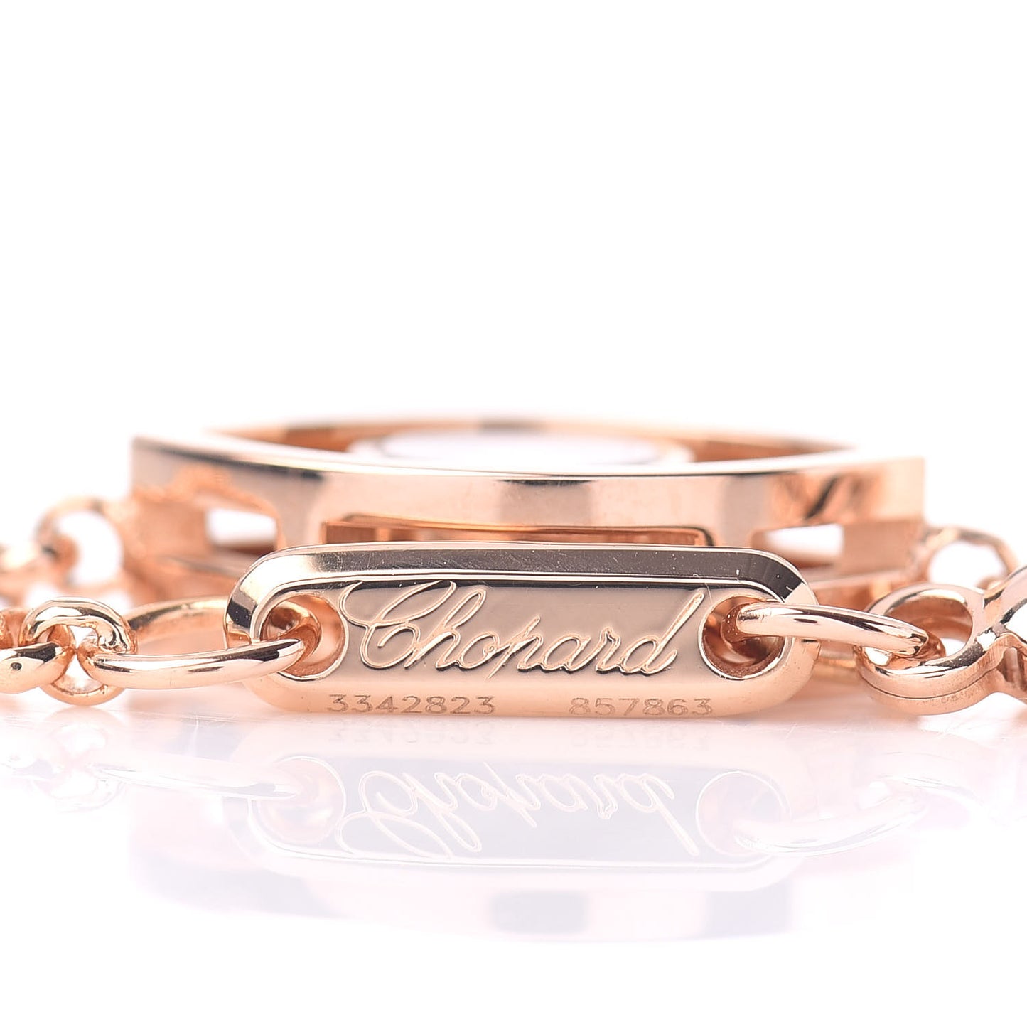 18K Rose Gold Diamond Good Luck Charms Eye Bracelet