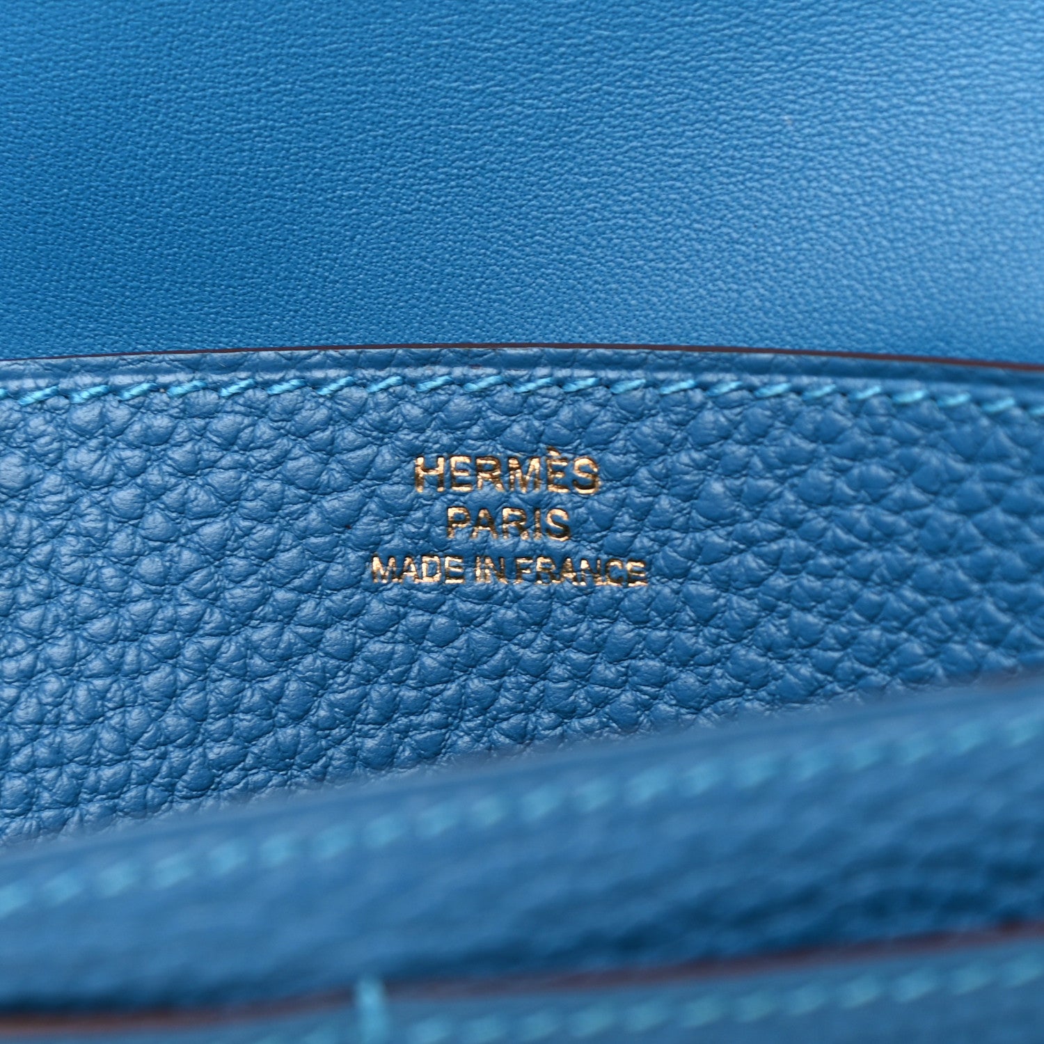 Hermes Togo Dogon Recto Verso Wallet Mykonos 7 of 7