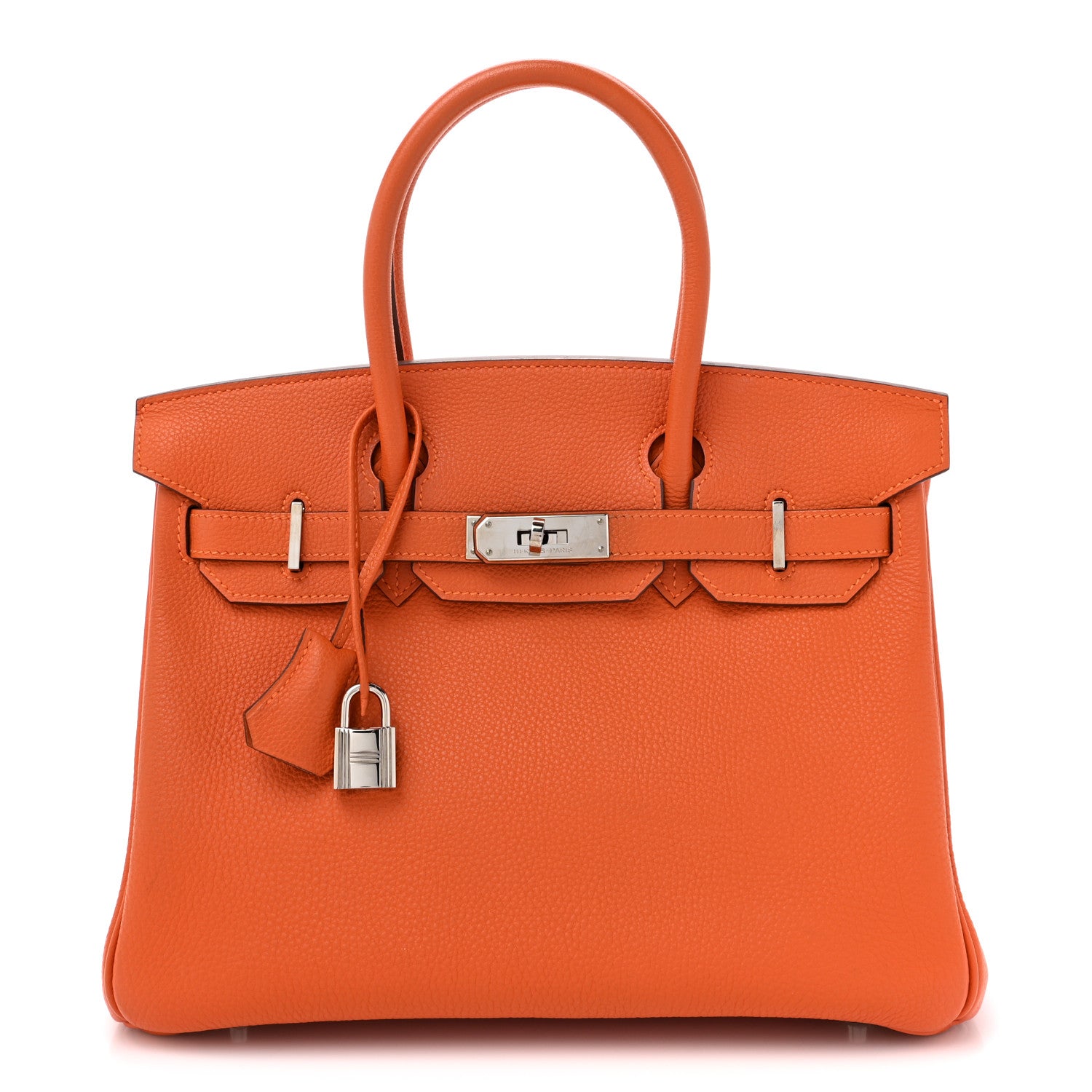 Hermes Togo Birkin 30 Orange 1 of 13