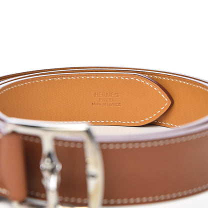Hermes Barenia Etriviere 40mm Belt 90 Fauve 4 of 8