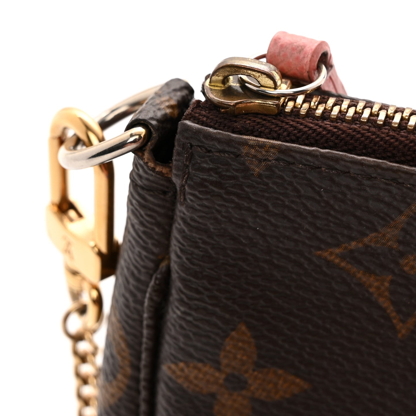 Monogram Illustre Mini Pochette Accessories Rose