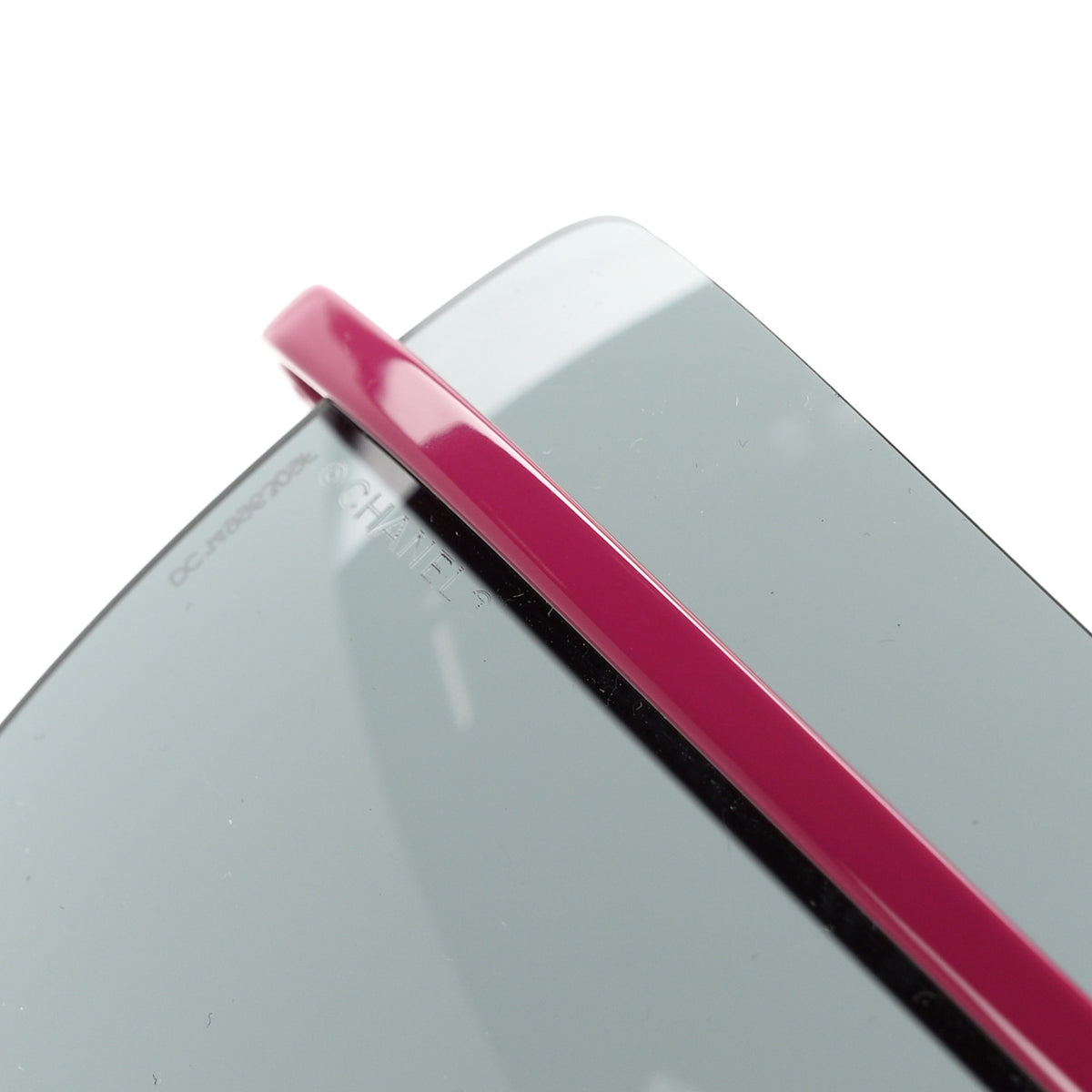 Acetate Shield Quilted Sunglasses 71655 White Red