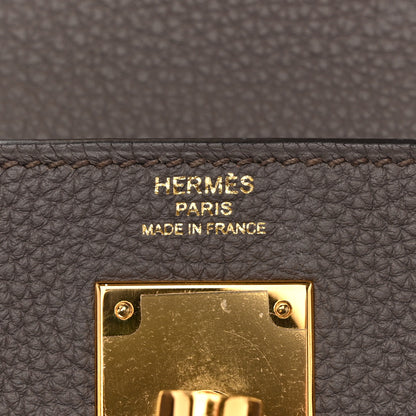 Hermes Togo Kelly Retourne 28 Etain 6 of 11