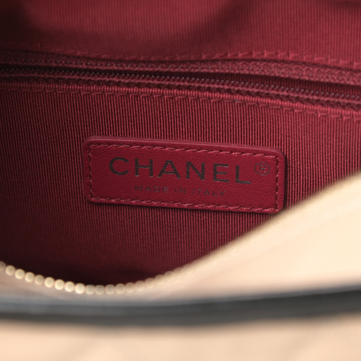 Chanel Aged Calfskin Quilted Small Gabrielle Hobo Beige Black 6 of 11