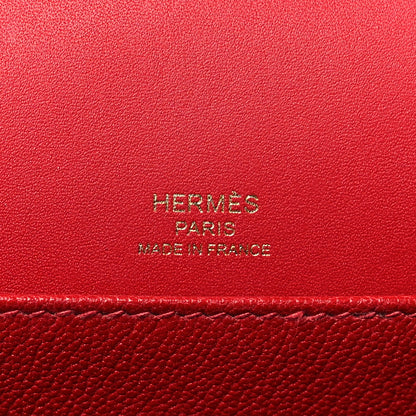Hermes Swift Mini Sac Roulis Rouge Piment 6 of 10