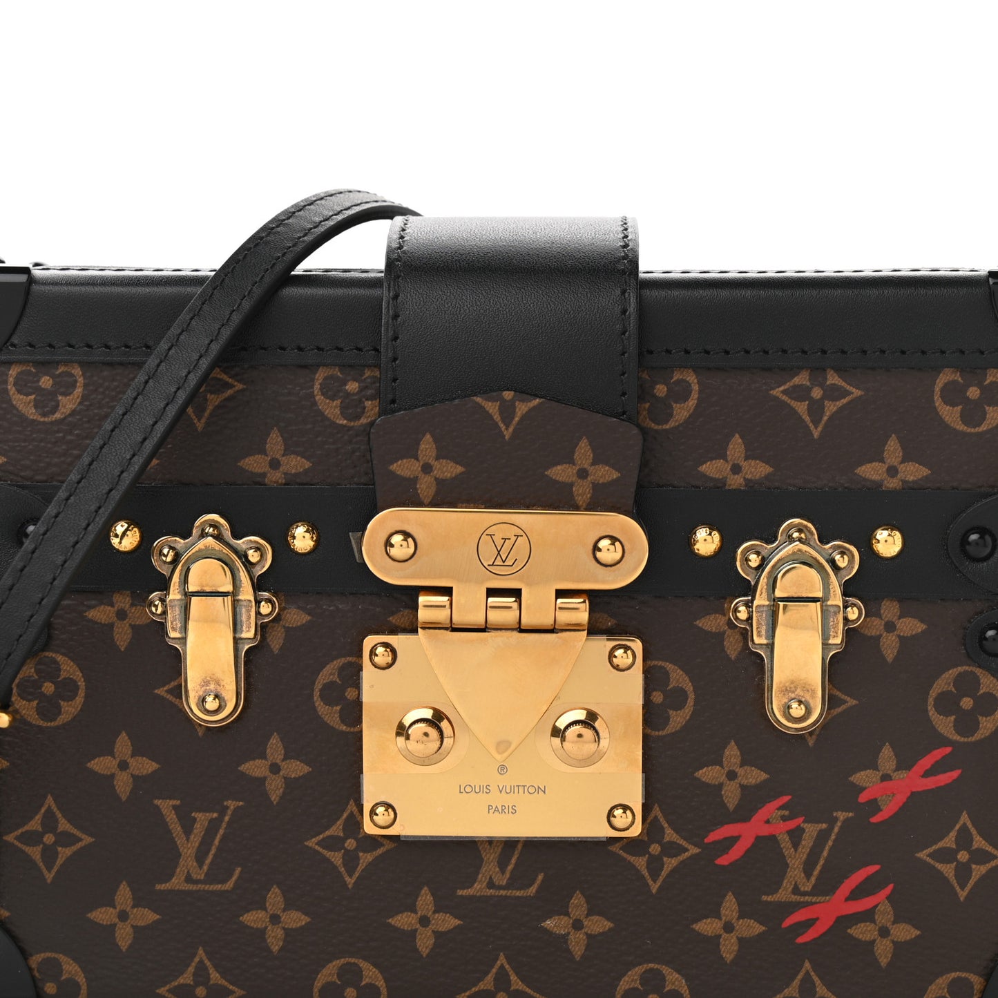 Monogram Petite Malle Black