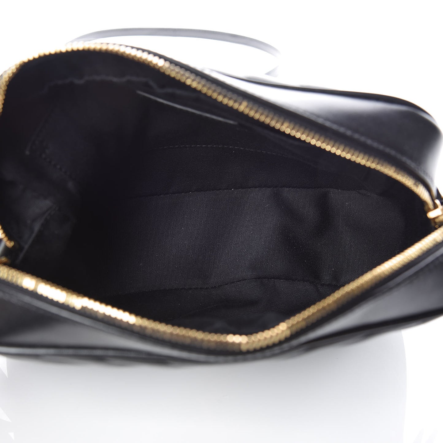 Calfskin Matelasse Monogram Lou Camera Bag Black