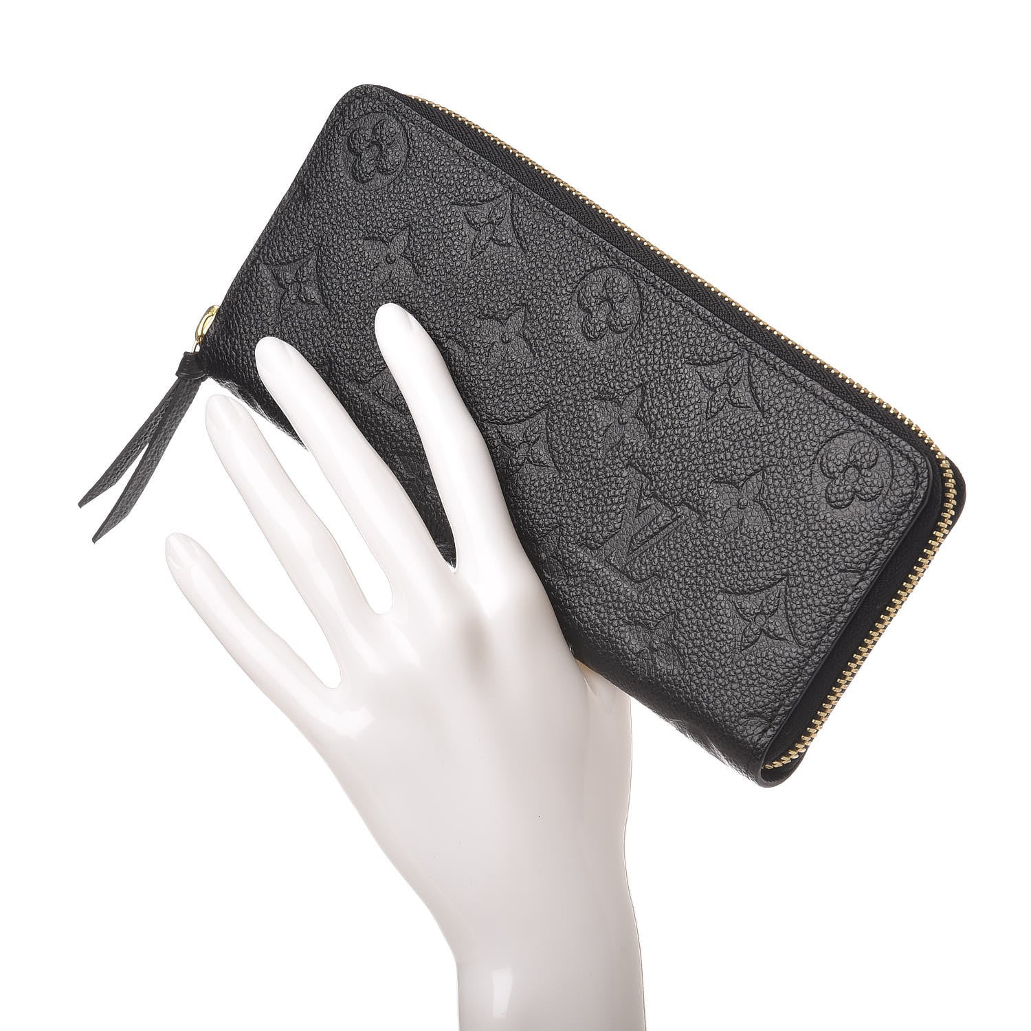 Louis Vuitton Empreinte Clemence Wallet Black 2 of 7