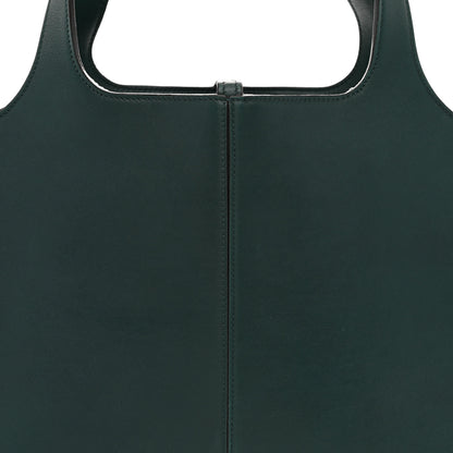 Celine Smooth Calfskin Medium Tri-Fold Bag Bottle Green 8 of 14
