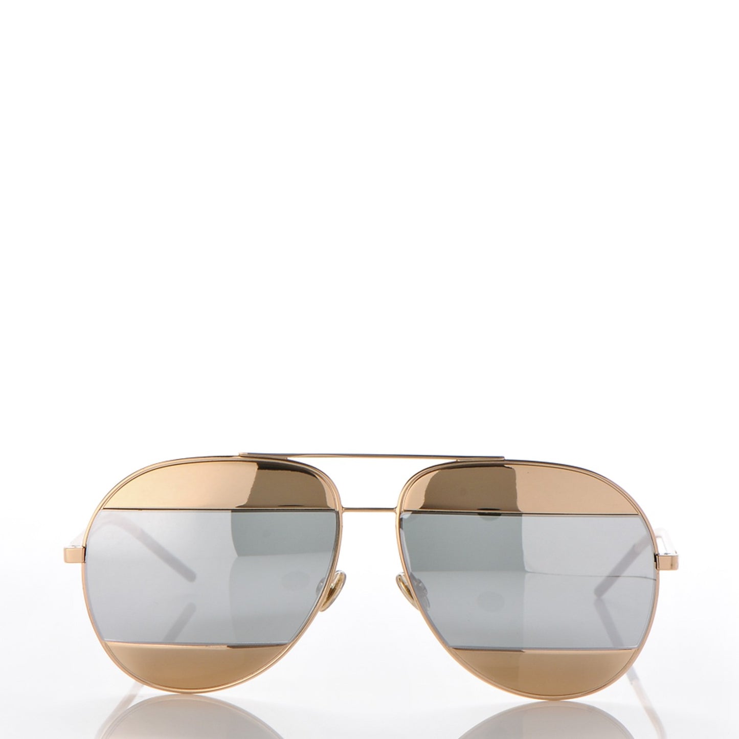 Split 1 Aviator Sunglasses Gold