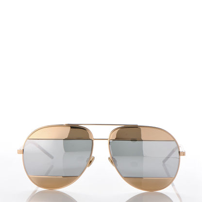 Christian Dior Split 1 Aviator Sunglasses Gold 4 of 7