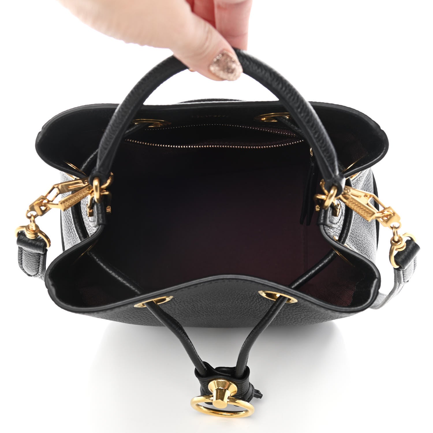 Mulberry Small Classic Grain Small Hampstead Black 7 of 10