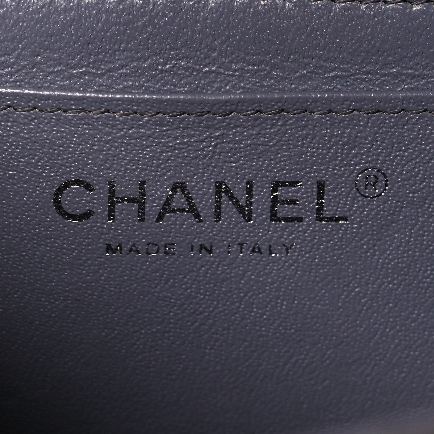 Chanel Patent Calfskin Quilted Mini Rectangular Flap Grey 6 of 11