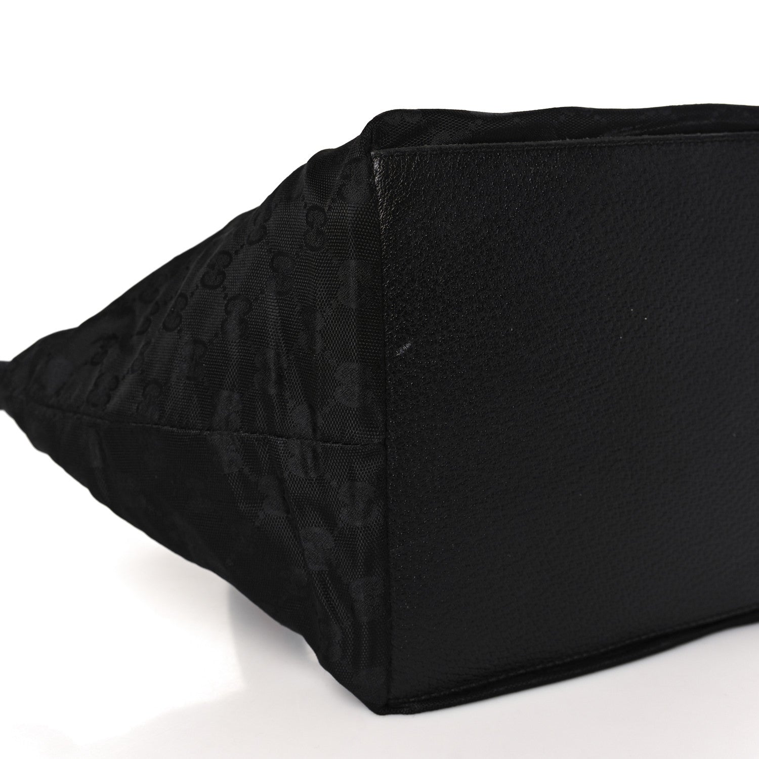 Gucci GG Monogram Small Web Handle Bucket Tote Black 8 of 9