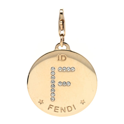 Fendi Crystal ID Pendant Gold 1 of 5