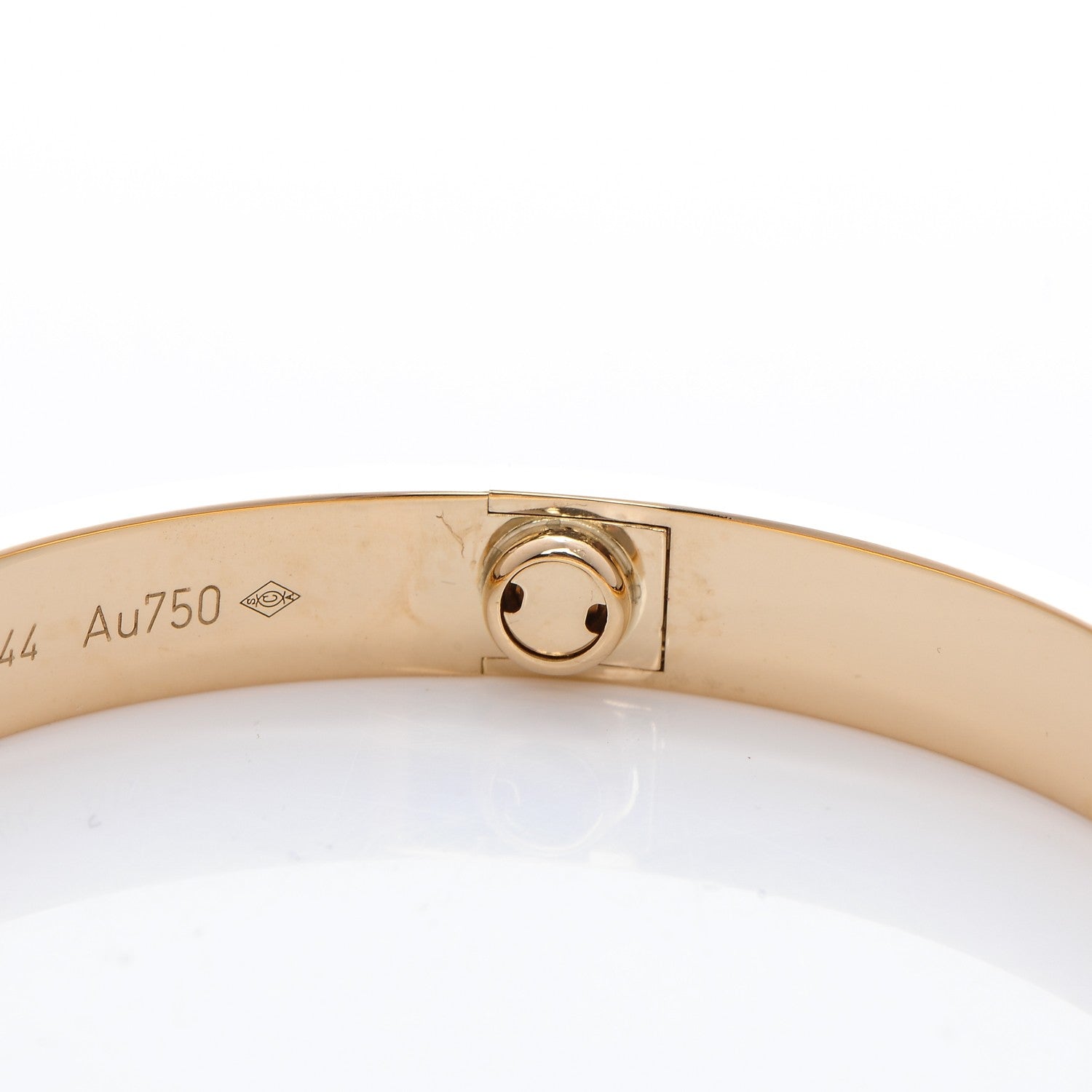 Cartier 18K Yellow Gold LOVE Bracelet 17 6 of 8