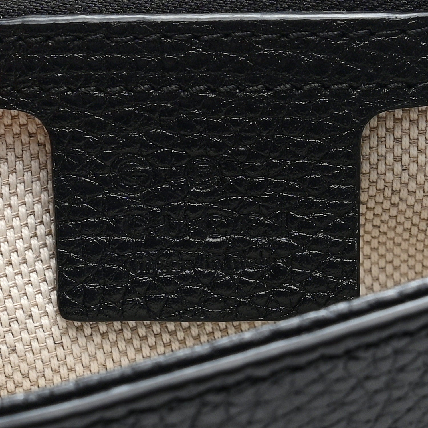 Gucci Pebbled Calfskin Medium Soho Flap Crossbody Black 6 of 10