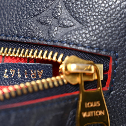 Louis Vuitton Empreinte Pochette Metis Marine Rouge 7 of 13