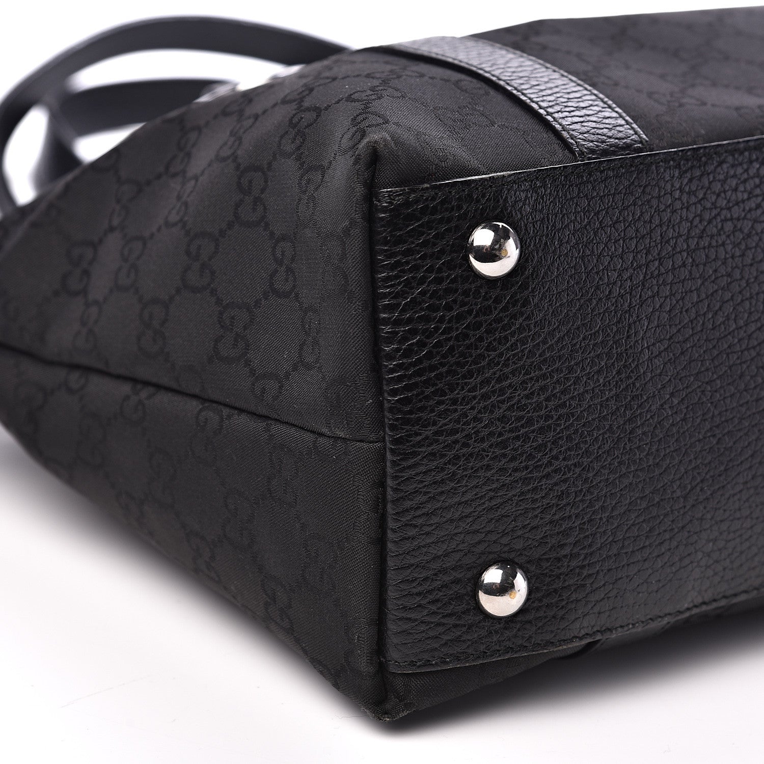 Gucci Nylon Monogram Medium Abbey Tote Black 8 of 11