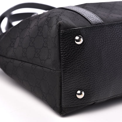 Gucci Nylon Monogram Medium Abbey Tote Black 8 of 11