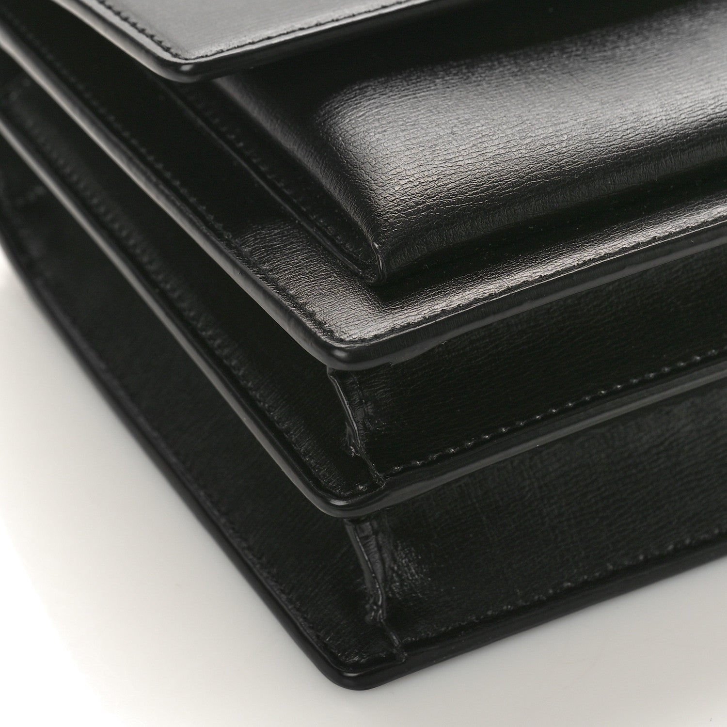 Saint Laurent Calfskin Medium Monogram Sunset Black 7 of 8