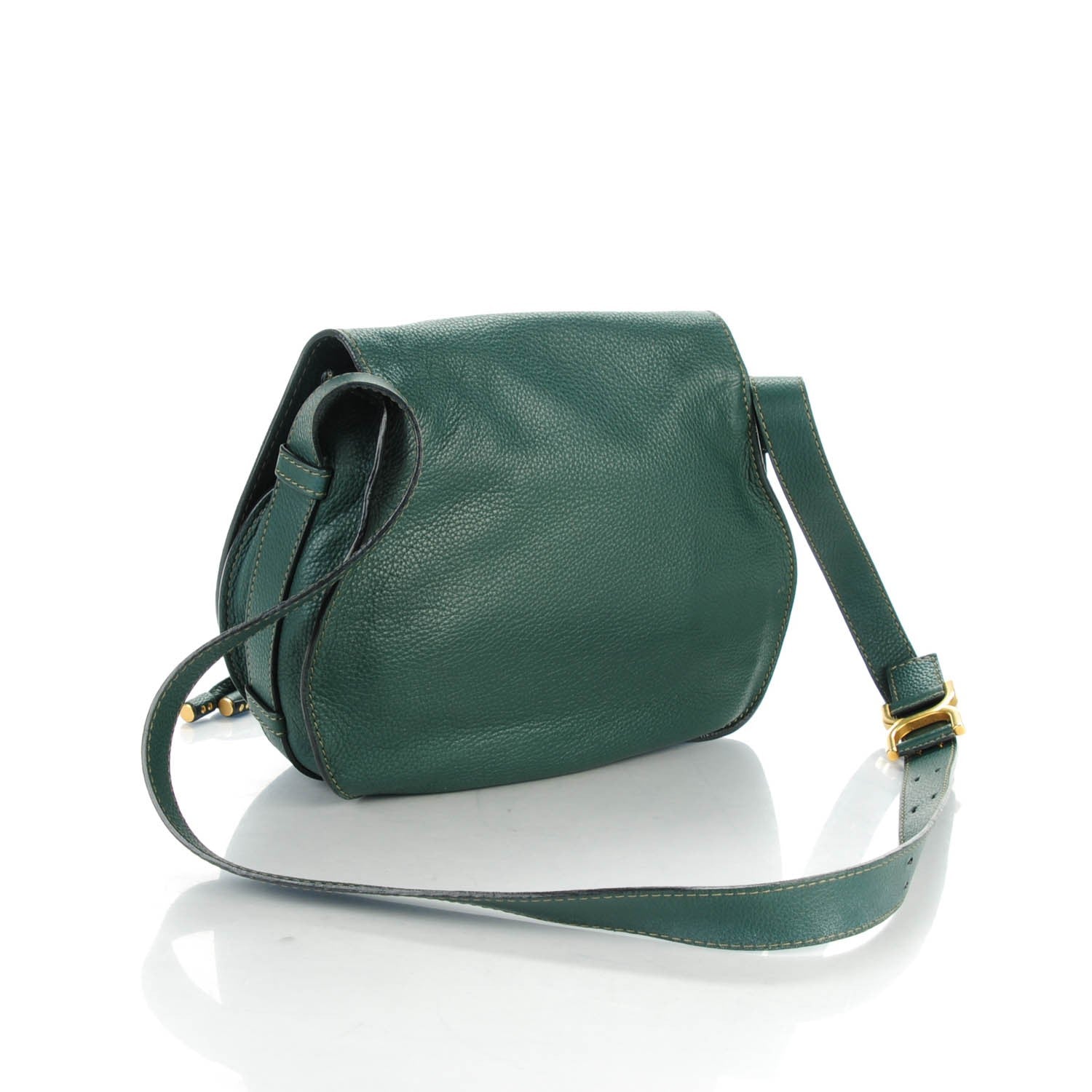 Chloe Calfskin Medium Marcie Round Crossbody Bag Epicea 3 of 8